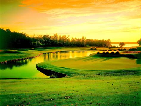 Golf Sunrise Wallpapers 4k Hd Golf Sunrise Backgrounds On Wallpaperbat