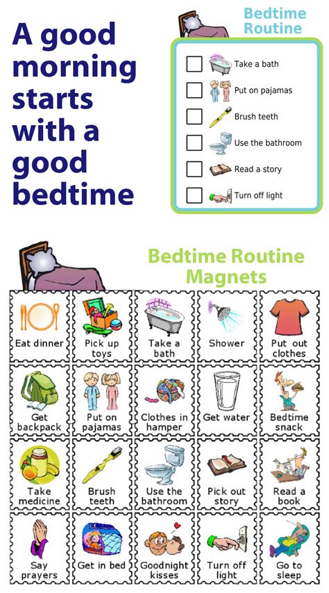 Week 30 Free Printable Bedtime Routine Life Skills Kids Calm Kids