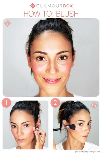 Glamourbox How To Enhance Your Cheekbones By Applying The Cream And