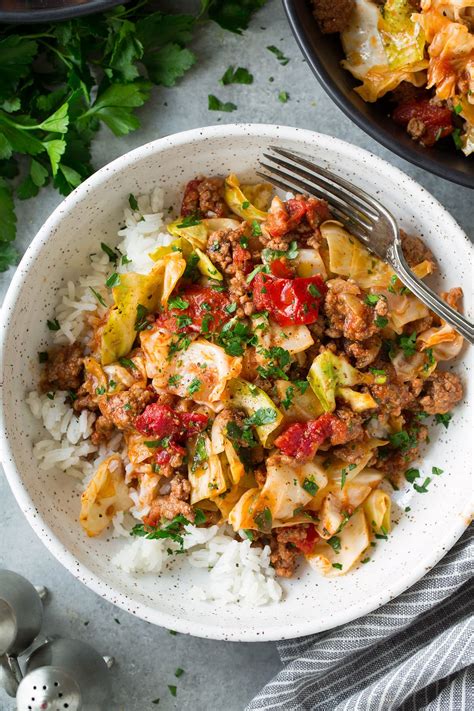 Maybe you would like to learn more about one of these? Unstuffed Cabbage Rolls - Cooking Classy