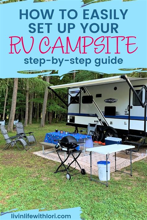 How To Easily Set Up Your Rv Campsite Livin Life With Lori Rv