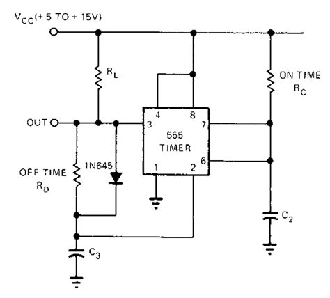 555 Timer Astable Oscillator Circuit Under Astable Oscillator Circuits
