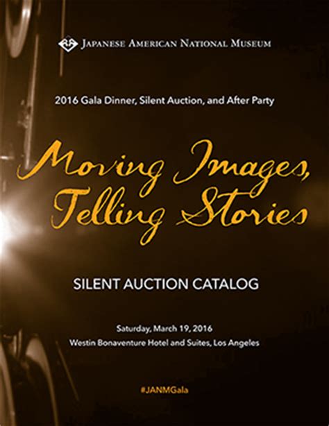 Silent Auction Catalog | 2016 Gala Dinner | Japanese American National ...