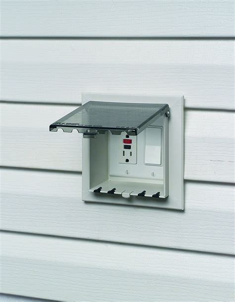 Arlington Dbvs2c 1 Outdoor Electrical Box With Weatherproof Cover For