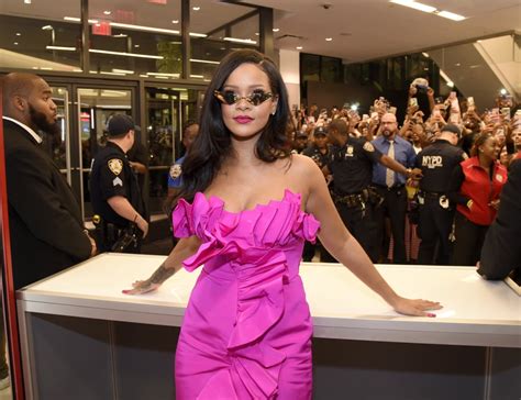 Rihannas Pink Dress At Fenty Beauty Anniversary
