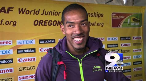 Christian Taylor After Winning The Triple Jump At Ttusa High