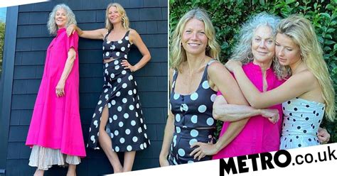 Gwyneth Paltrow Models Goop Line With Blythe Danner And Daughter Apple