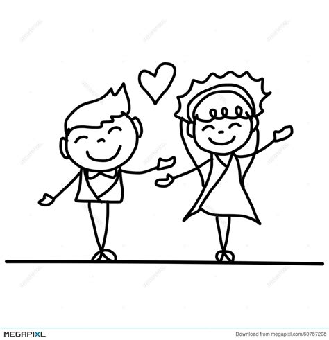 Happy Couple Drawing At Getdrawings Free Download
