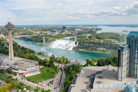 Niagara Falls In Ontario Raging Waterfalls On The Niagara River Go