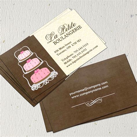 Cake Bakery Business Cards