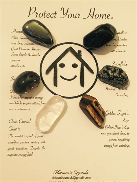 Crystals For Protection Protect Your Home Master Stones For Etsy Uk