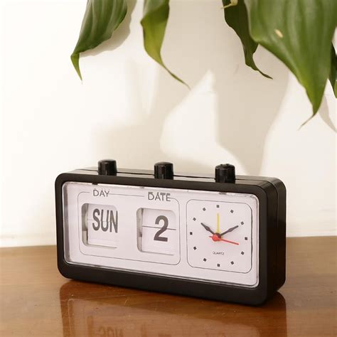 Retro Fashion Clock Digtal Day Date Time Display Clock Ebay