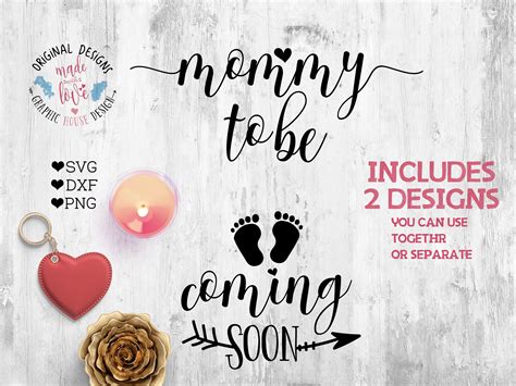 Mommy To Be Svg Cutting File Illustrations Creative Market