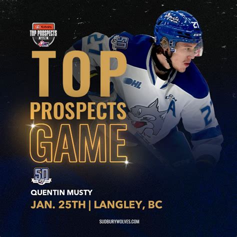 Quentin Musty Selected For 2023 Kubota Chlnhl Top Prospects Game