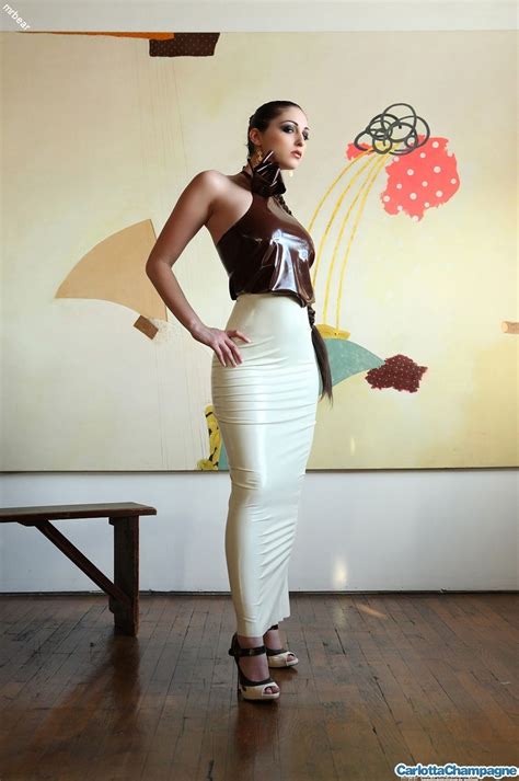 Carlotta Champagne In 2022 Stylish Girl Pic High Waisted Skirt