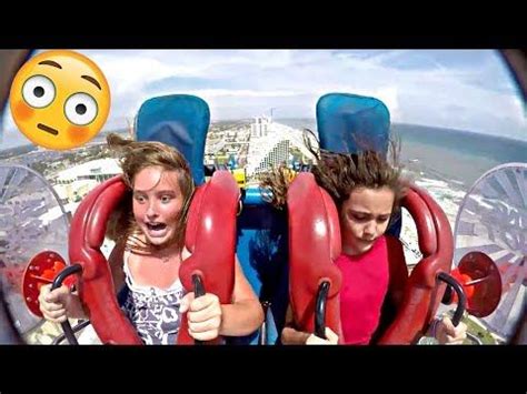 2017 slingshot funny moments and fails! Slingshot Ride | Scared child, Kids, Kids fashion