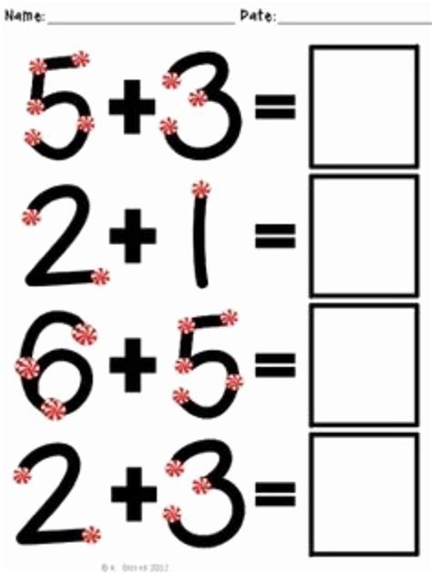 Touch Point Math Addition Worksheet