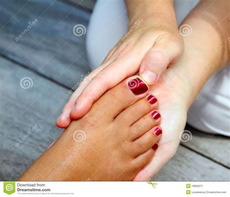 Reflexology Woman Feet Massage Therapy Massage Therapy Foot Reflexology Foot Massage