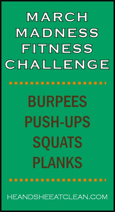 March Madness Fitness Challenge