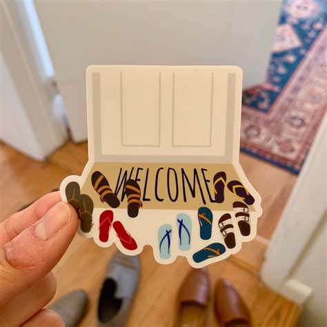 Welcome Sticker Etsy