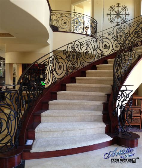Ornate Wrought Iron Stair Railing Railing Design