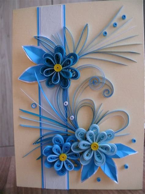 Handmade Birthday Cards For Mom With Quilling