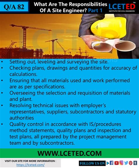 Roles And Responsibilities Of A Site Engineer In ...