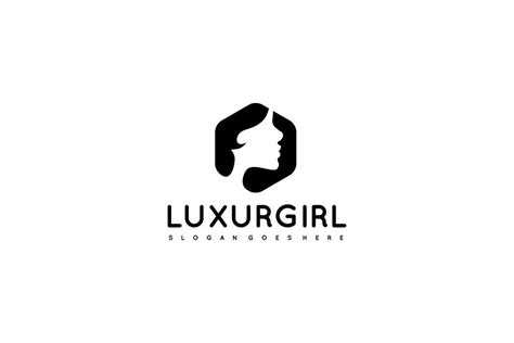 Luxury Girl Logo 203457 Vector Art At Vecteezy