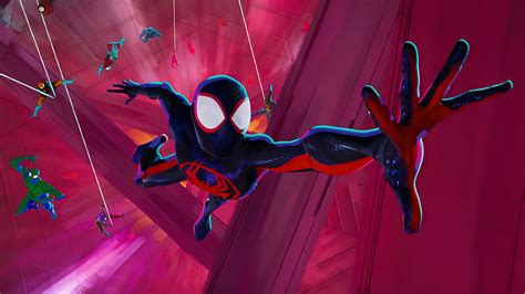 Miles Morales Spider Man Across 4k 9020h Wallpaper Pc Desktop