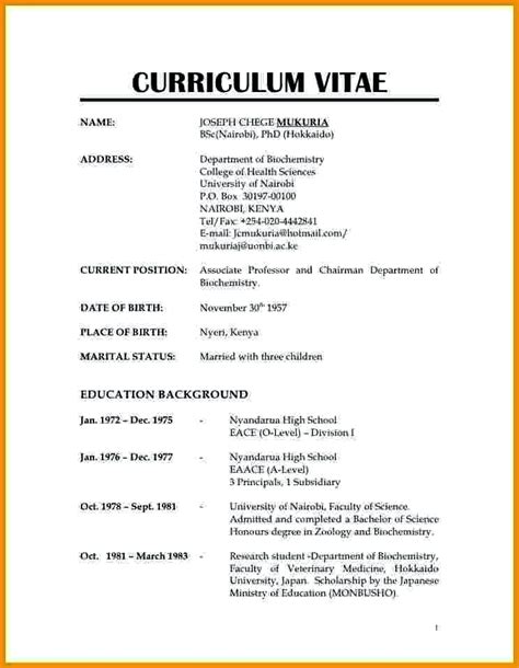 Building an attractive cv helps in increasing your chances of getting the job. Resume Format Normal | Resume pdf, Resume format, Best ...