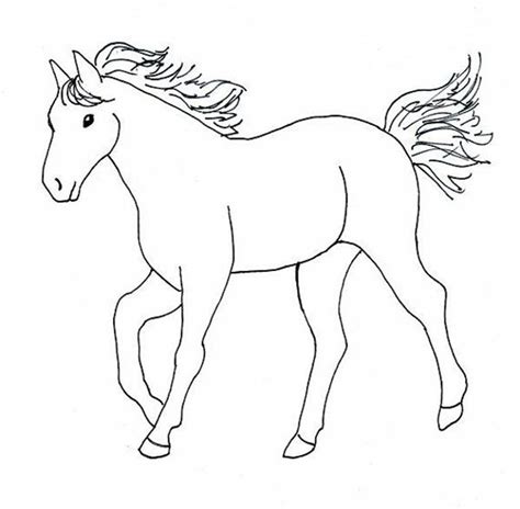 Free Coloring Pages Of Horses Printable Kids Colouring Pages