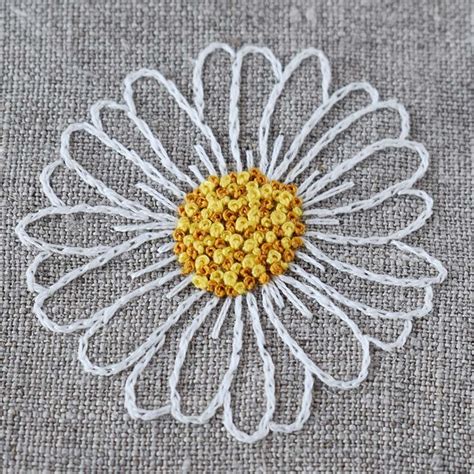 Four Ways To Embroider A Daisy Creative Fabrica