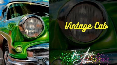 How To Paint A Classic Vintage Car In Acrylics Easy Step By Step