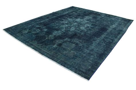 Interior furnishings are our passion. Vintage Teppich blau petrol in 370x300cm (1001-2728 ...