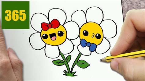 Comment dessiner pastèques dessins kawaii aussi facile est le thème de notre vidéo très approprié pour un débutant, le dessin kawaii est un véritable art de la mignonnerie japonaise, très. COMMENT DESSINER FLEURS KAWAII ÉTAPE PAR ÉTAPE - Dessins ...