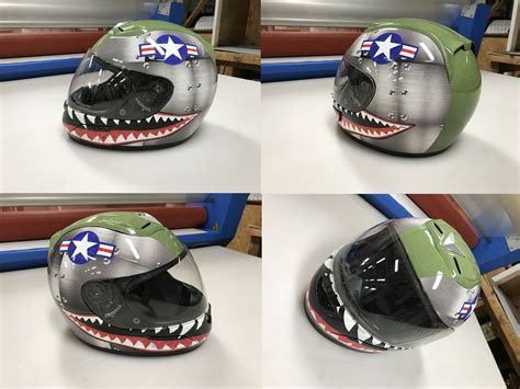 Custom Full Helmet Wrap Designed Printed And Installed By Six Eight