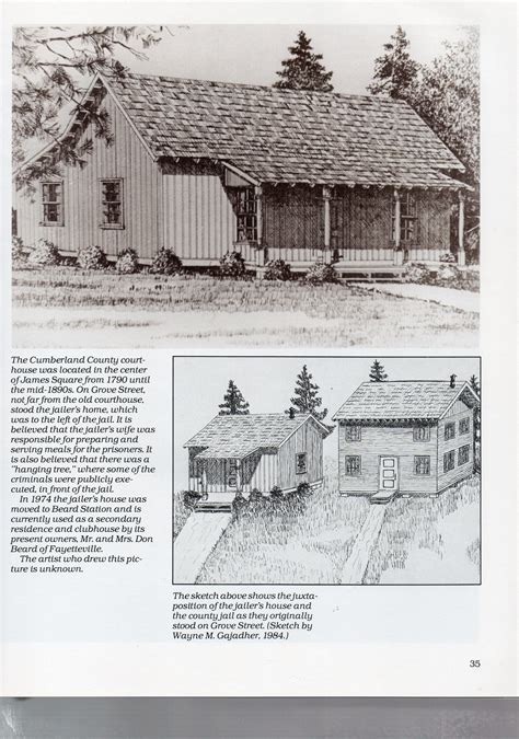 Cumberland County Courthouse in Fayetteville's James Square 1790-1890's