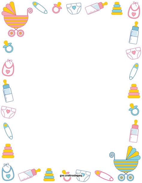 Baby Clipart Border Baby Border Transparent Free For Download On