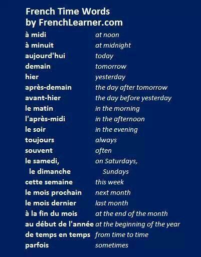Pin by Angel Pretot | French Learning on Learning: French | French ...