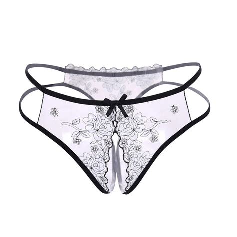 Female Intimates Sexy Underwear Lace Transparent Panties Women Thongs G