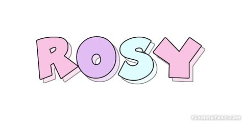 Rosy Logo Free Name Design Tool From Flaming Text