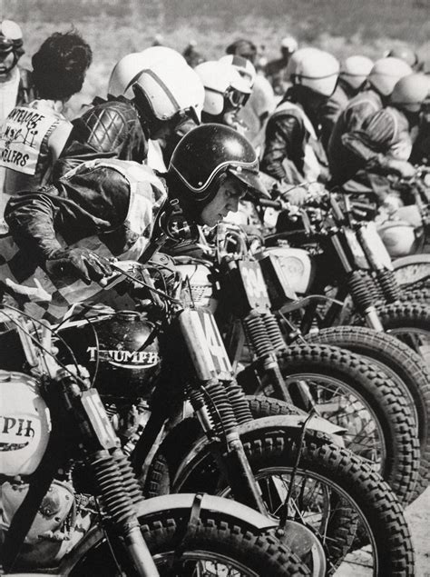 Motorcyle Steve Mcqueen Doin It In The Dirt Triumph