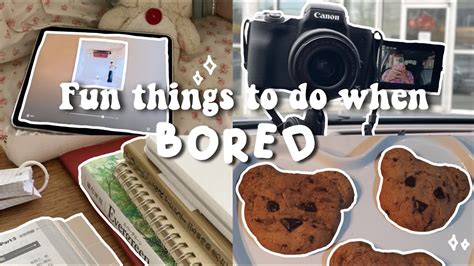 Fun Things To Do When Bored🍎aesthetic And Productive Youtube