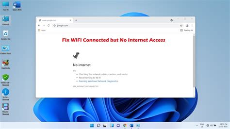 Fix All Problem Of No Internet No WiFi In Windows Net Connected But No Access YouTube
