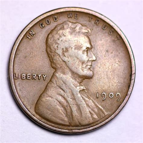 1909 Vdb Lincoln Wheat Cent Penny Lowest Prices Choice Coin Ebay