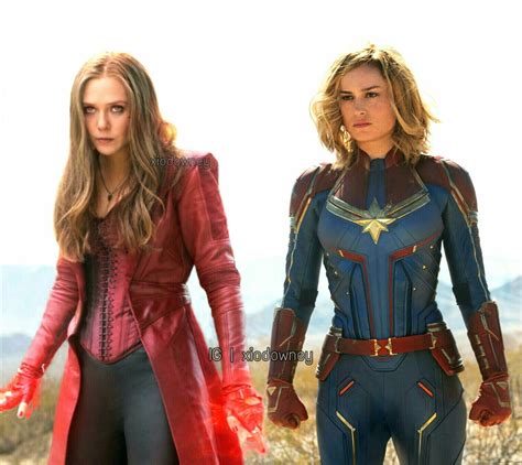 Wanda Maximoff And Carol Danvers♥ Scarlet Witch And Captain Marvel