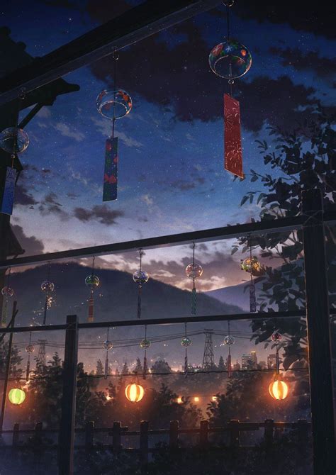 Anime Night Aesthetic Wallpaper