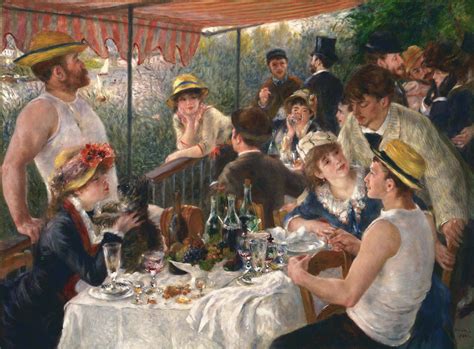Luncheon Of The Bboating Party By Pierre Auguste Renoir