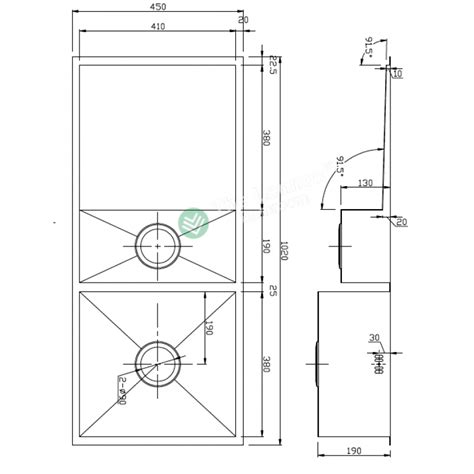Belfast granite 1.0 595x455x250mm overall dim 509x369x225mm bowl dim $1332.00 incl. Kitchen Sink ST1020D