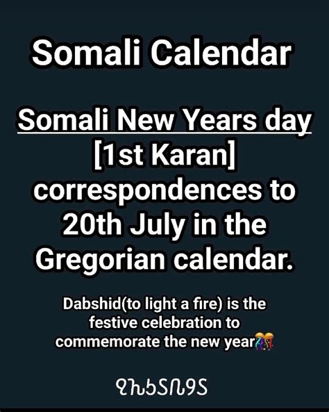 Somali Calendar Source Included Somali Spot Forum News Videos